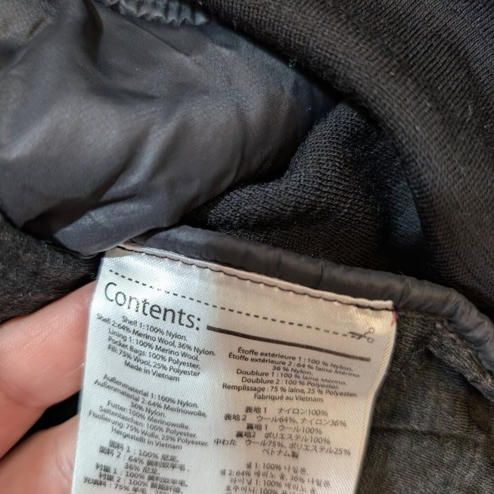 Smartwool Black Hooded Quilted Puffer Jacket - Picture 5 of 10
